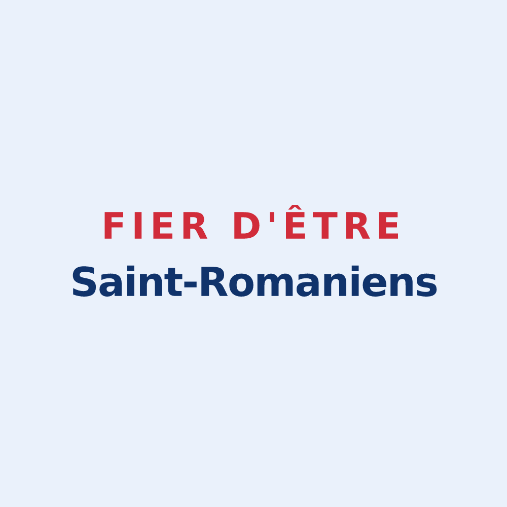 Sticker « Fier d'être Saint-Romaniens » — design pour Saint-Roman