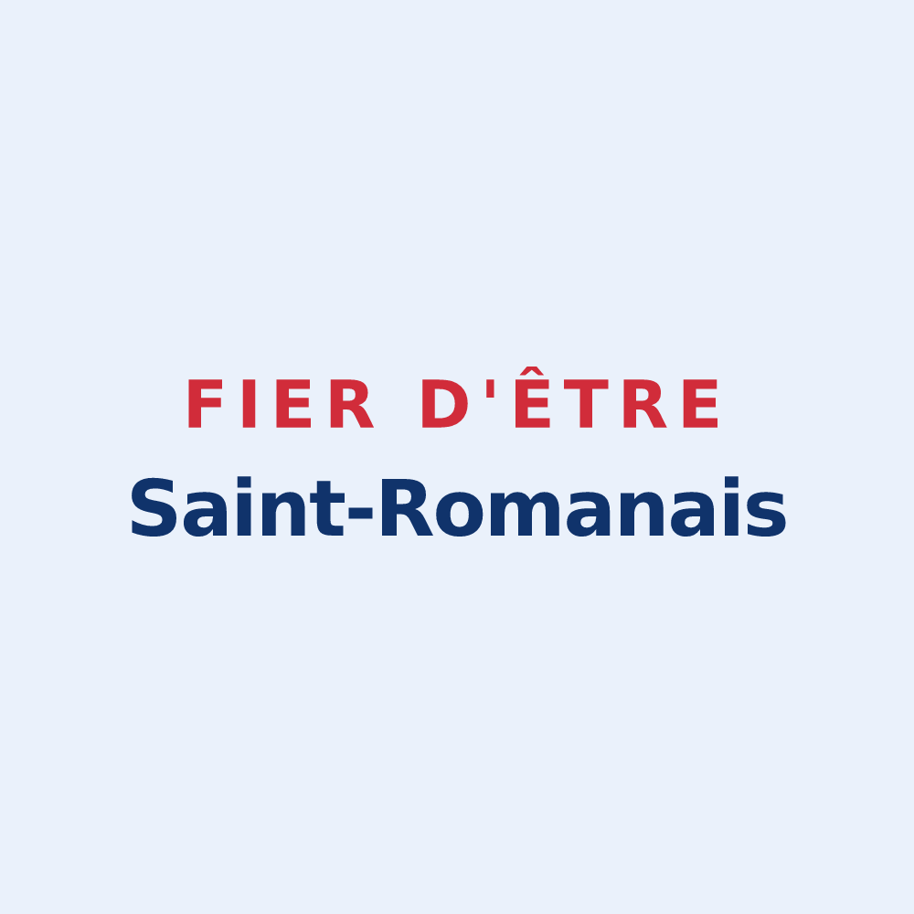 Sticker « Fier d'être Saint-Romanais » — design pour Saint-Romans