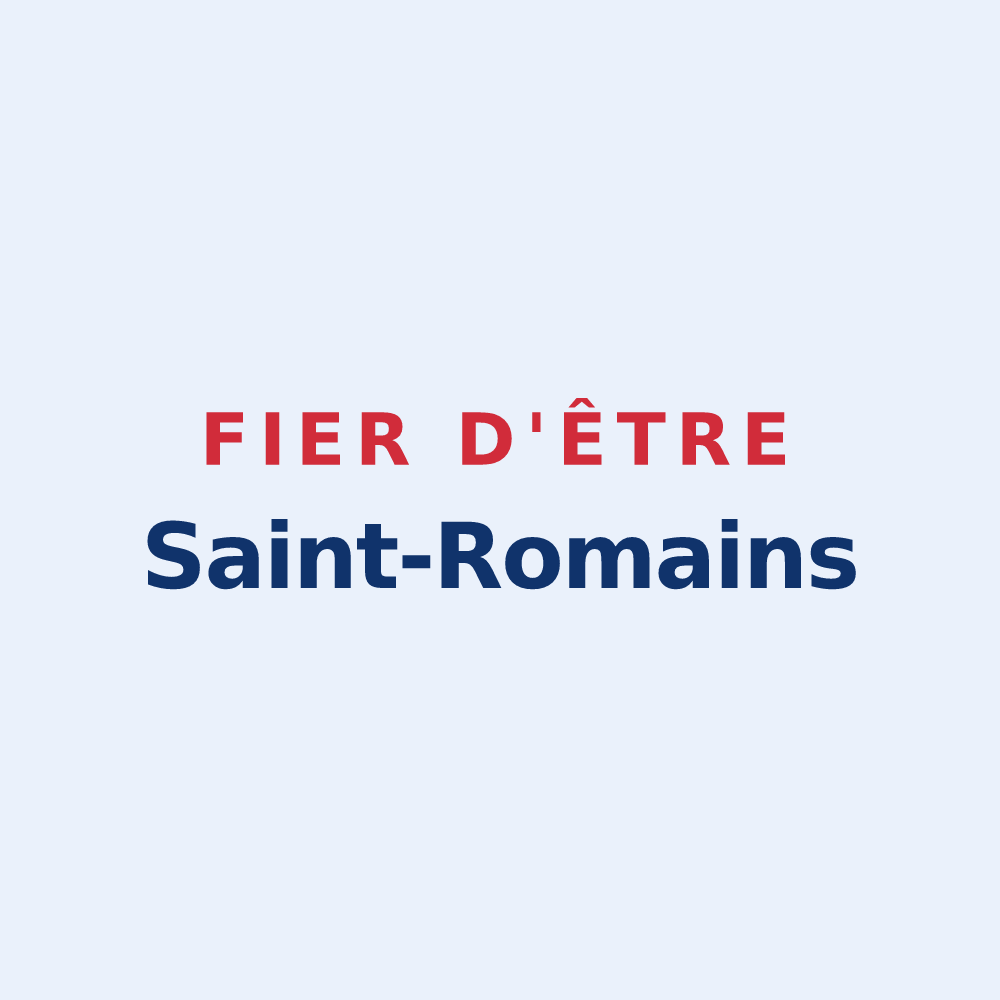 Sticker « Fier d'être Saint-Romains » — design pour Saint-Rome