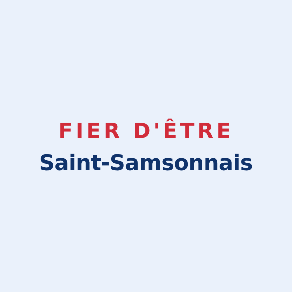 Sticker « Fier d'être Saint-Samsonnais » — design pour Saint-Samson