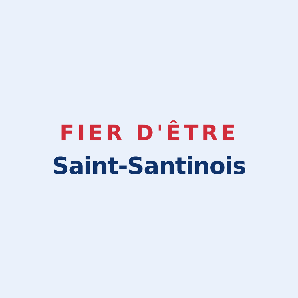 Sticker « Fier d'être Saint-Santinois » — design pour Saint-Santin