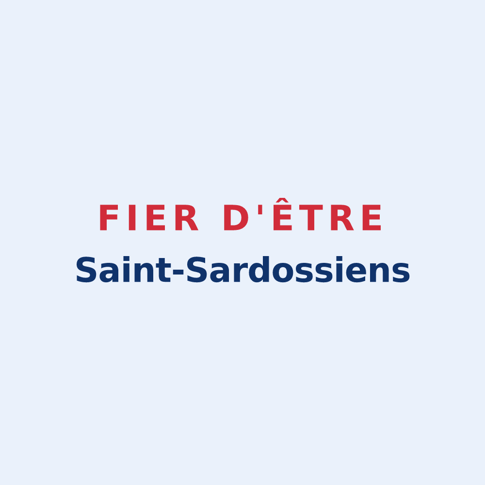 Sticker « Fier d'être Saint-Sardossiens » — design pour Saint-Sardos