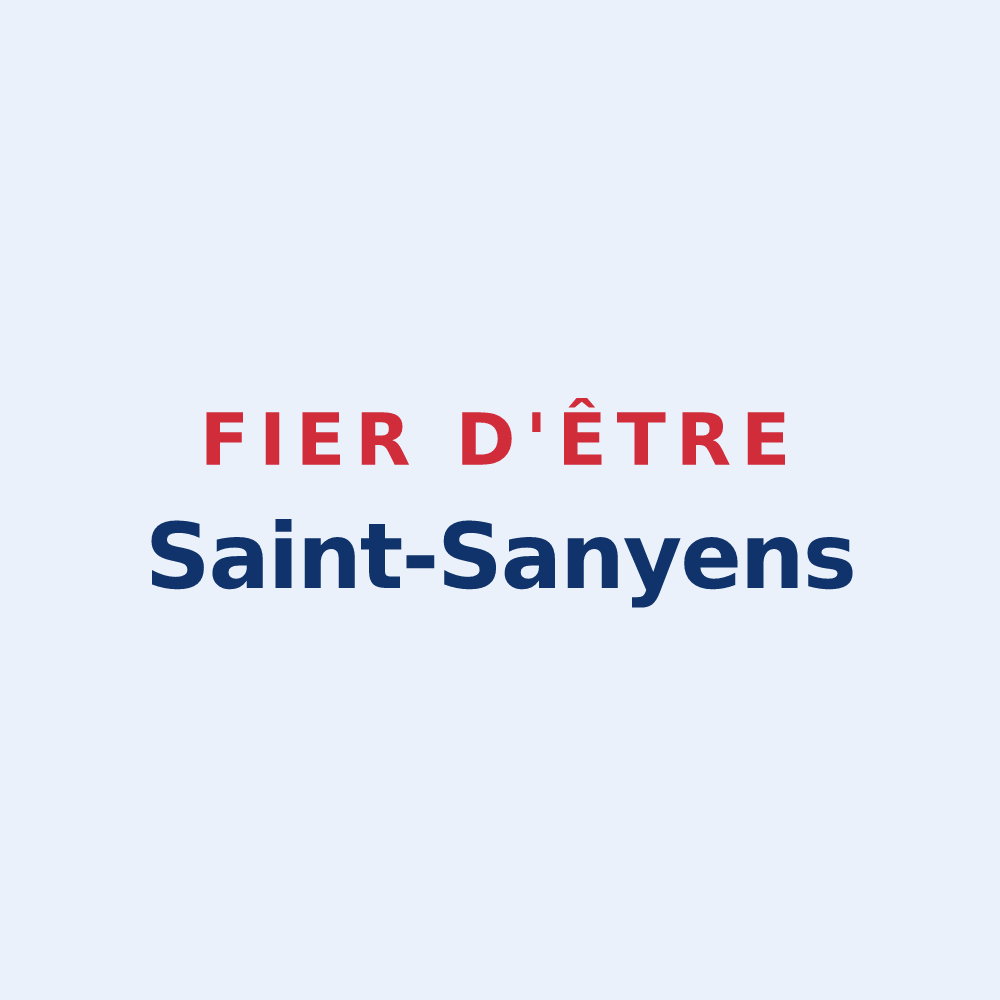 Sticker « Fier d'être Saint-Sanyens » — design pour Saint-Saturnin