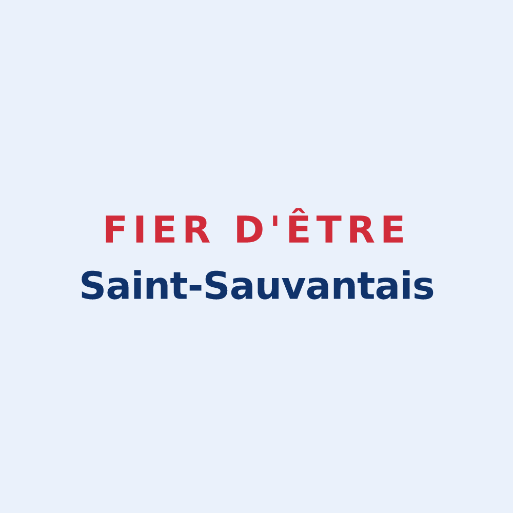 Sticker « Fier d'être Saint-Sauvantais » — design pour Saint-Sauvant
