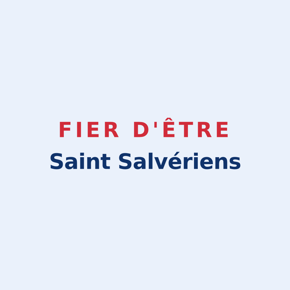 Sticker « Fier d'être Saint Salvériens » — design pour Saint-Sauveur