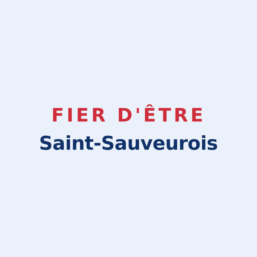 Sticker « Fier d'être Saint-Sauveurois » — design pour Saint-Sauveur-de-Puynormand