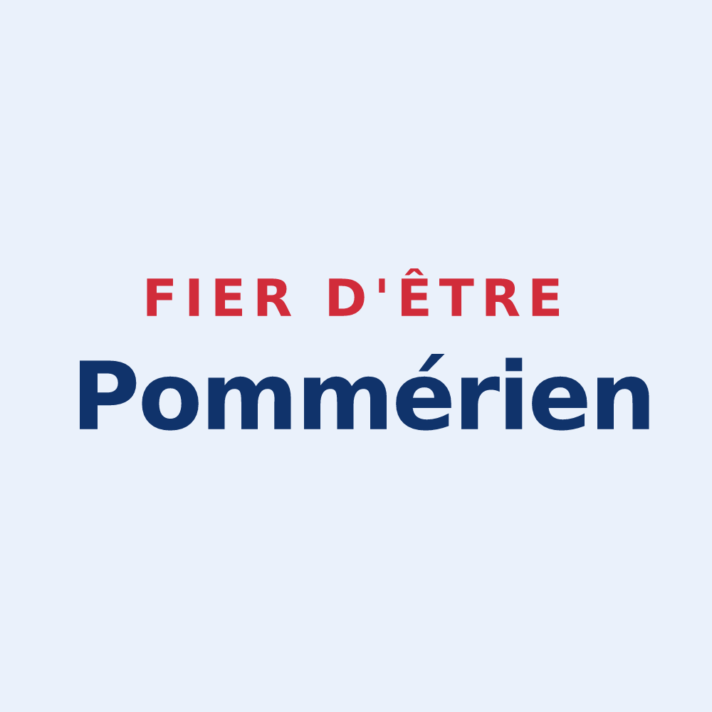 Sticker « Fier d'être Pommérien » — design pour Saint-Sauveur-la-Pommeraye