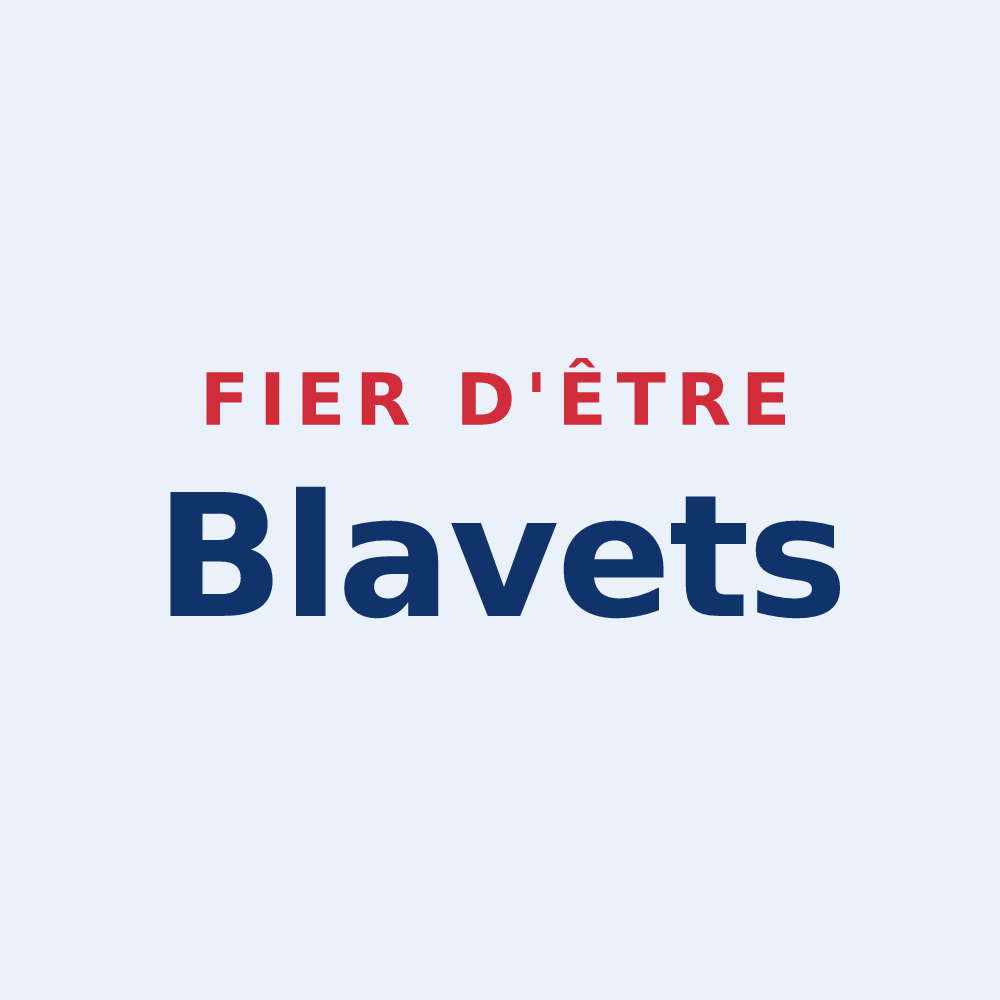 Sticker « Fier d'être Blavets » — design pour Saint-Sauveur-sur-Tinée
