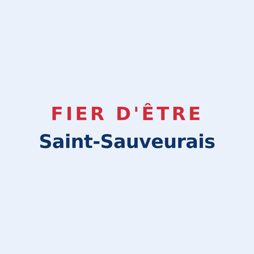 Sticker « Fier d'être Saint-Sauveurais » — design pour Saint-Sauveur-Villages