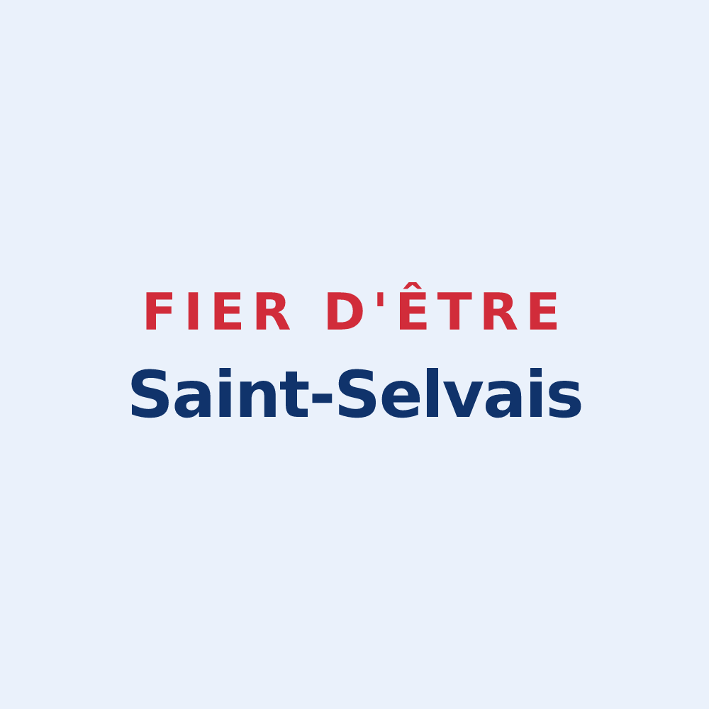 Sticker « Fier d'être Saint-Selvais » — design pour Saint-Selve