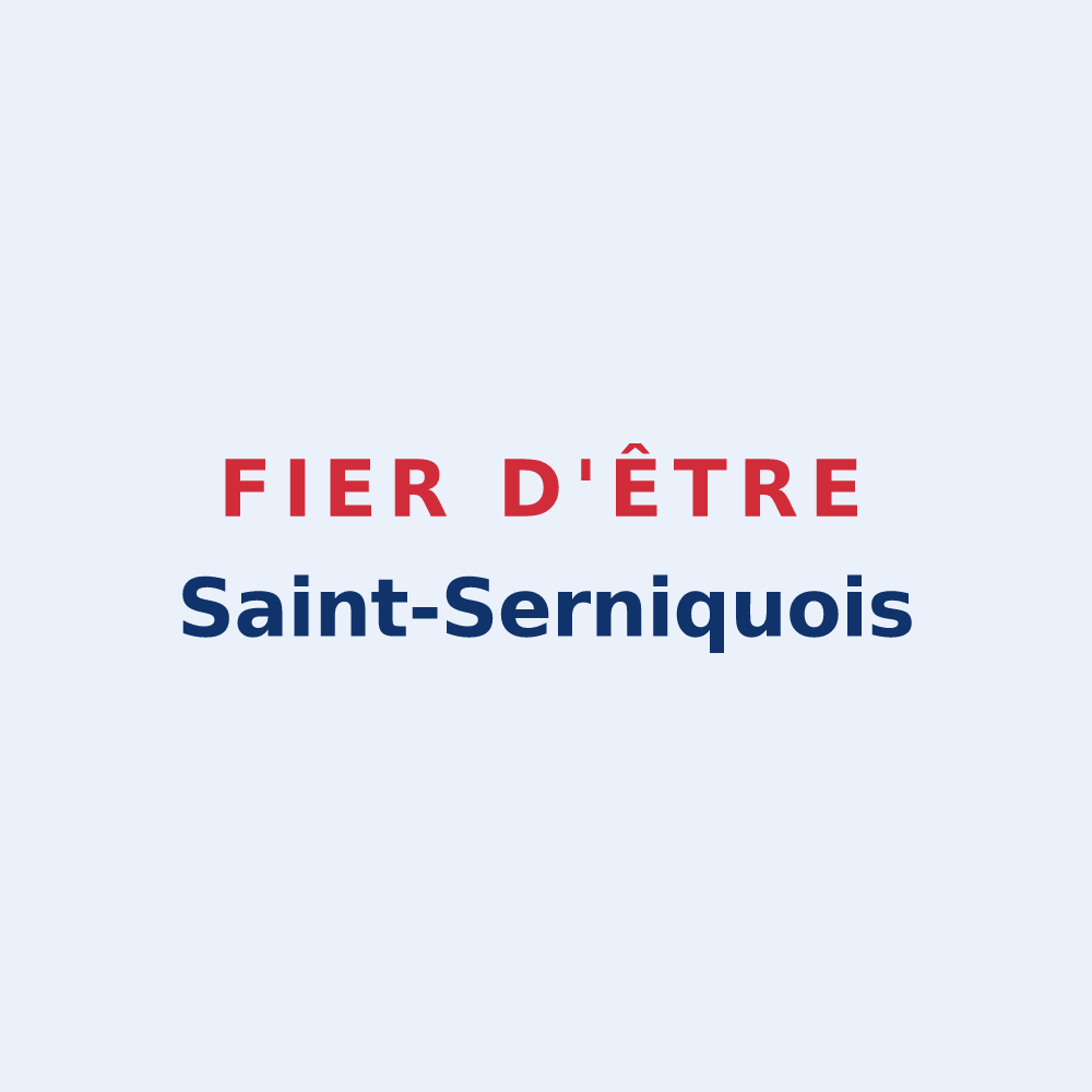Sticker « Fier d'être Saint-Serniquois » — design pour Saint-Sernin