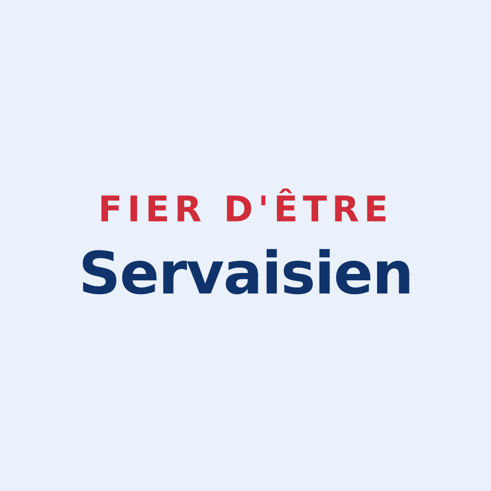 Sticker « Fier d'être Servaisien » — design pour Saint-Servais