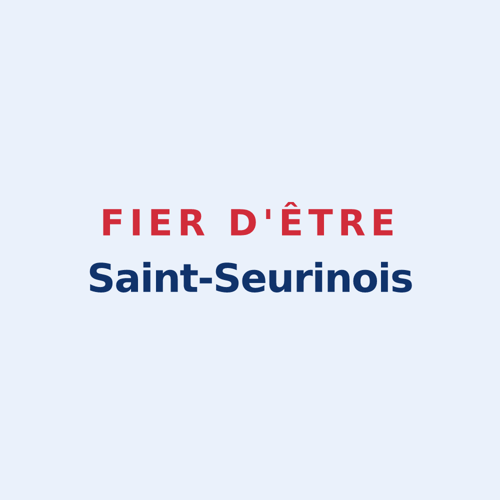 Sticker « Fier d'être Saint-Seurinois » — design pour Saint-Seurin-de-Palenne