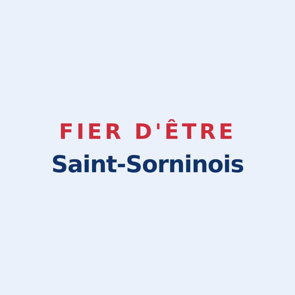 Sticker « Fier d'être Saint-Sorninois » — design pour Saint-Sornin