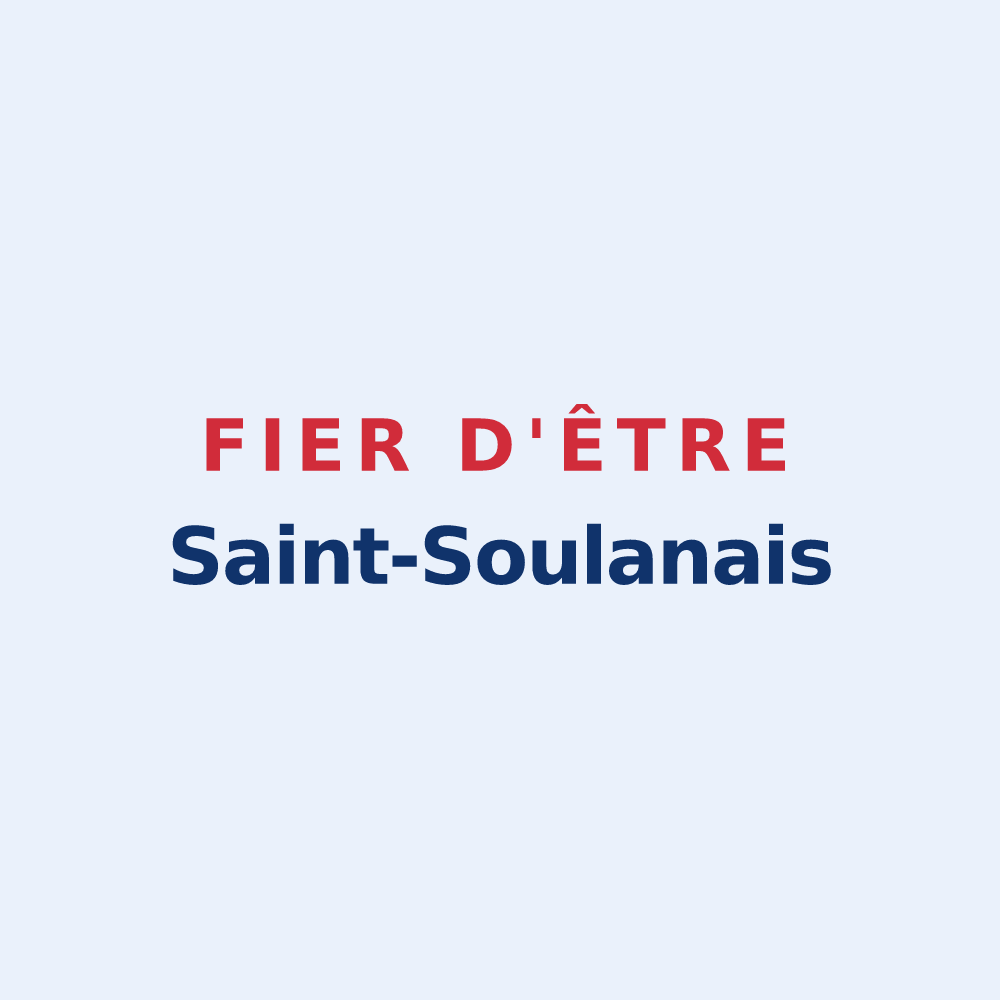 Sticker « Fier d'être Saint-Soulanais » — design pour Saint-Soulan