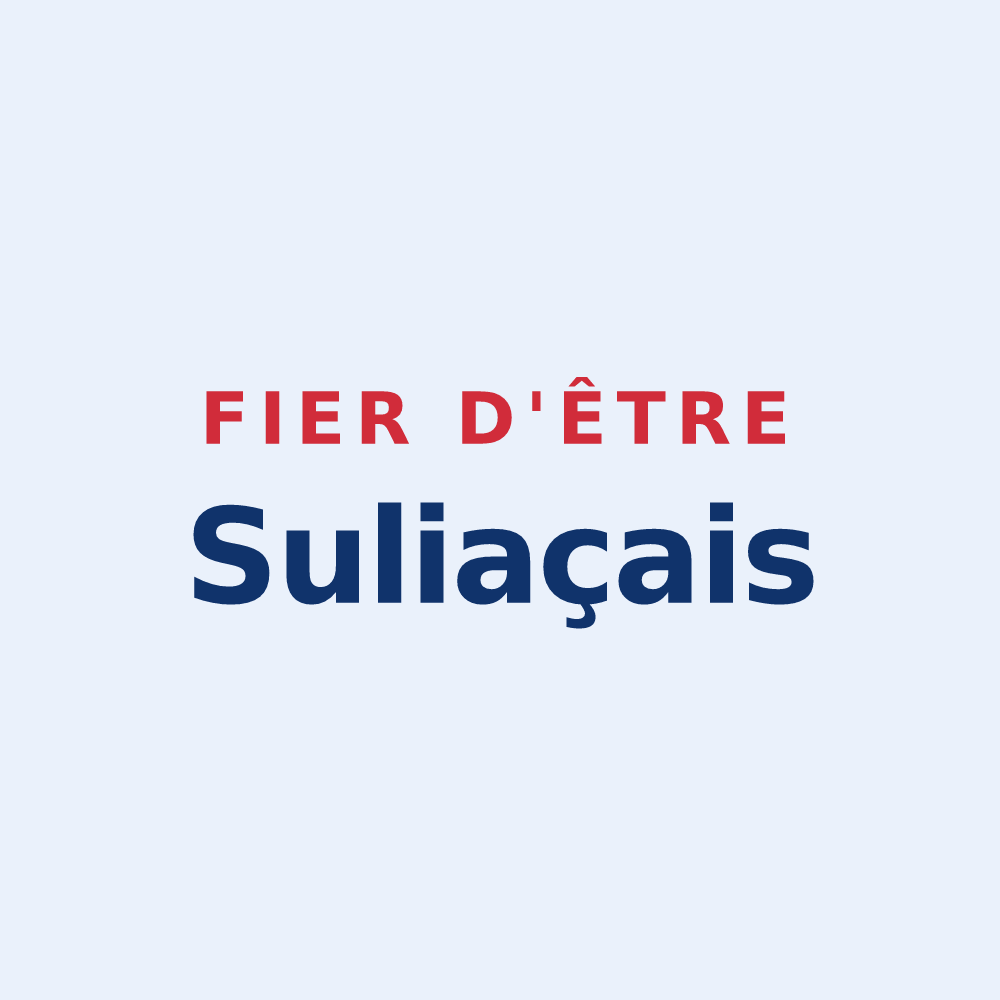 Sticker « Fier d'être Suliaçais » — design pour Saint-Suliac
