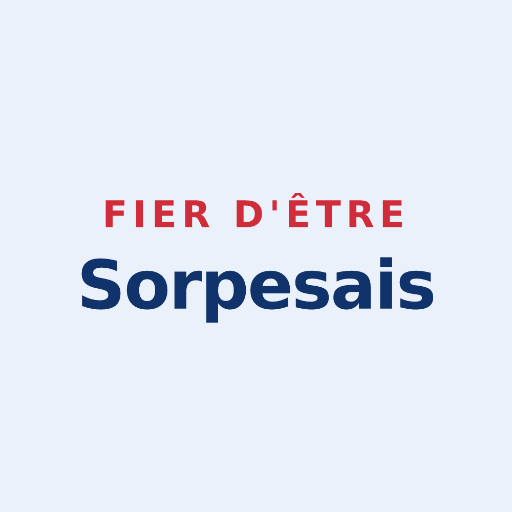 Sticker « Fier d'être Sorpesais » — design pour Saint-Sulpice