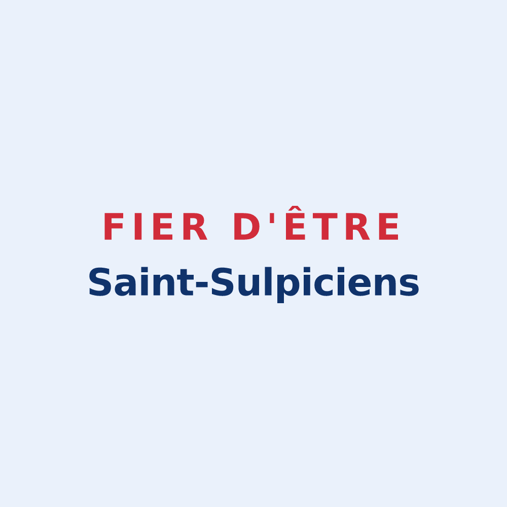 Sticker « Fier d'être Saint-Sulpiciens » — design pour Saint-Sulpice-de-Favières