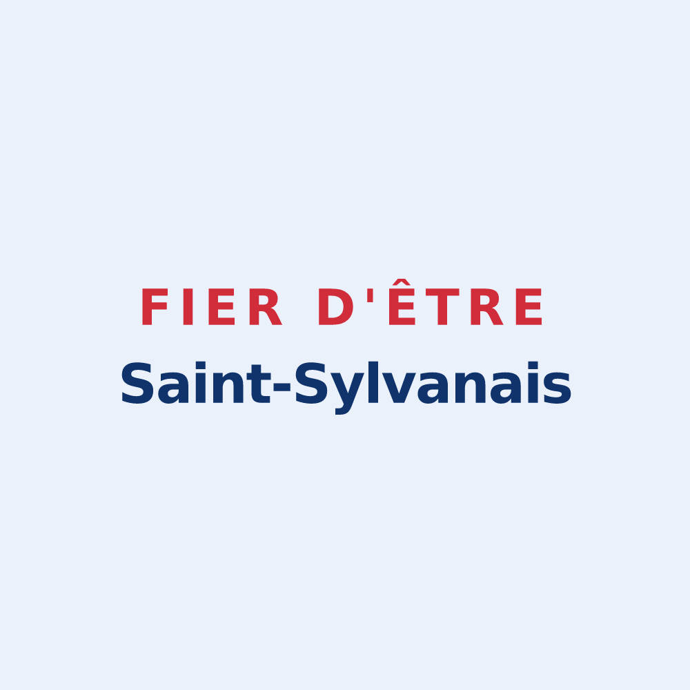 Sticker « Fier d'être Saint-Sylvanais » — design pour Saint-Sylvain