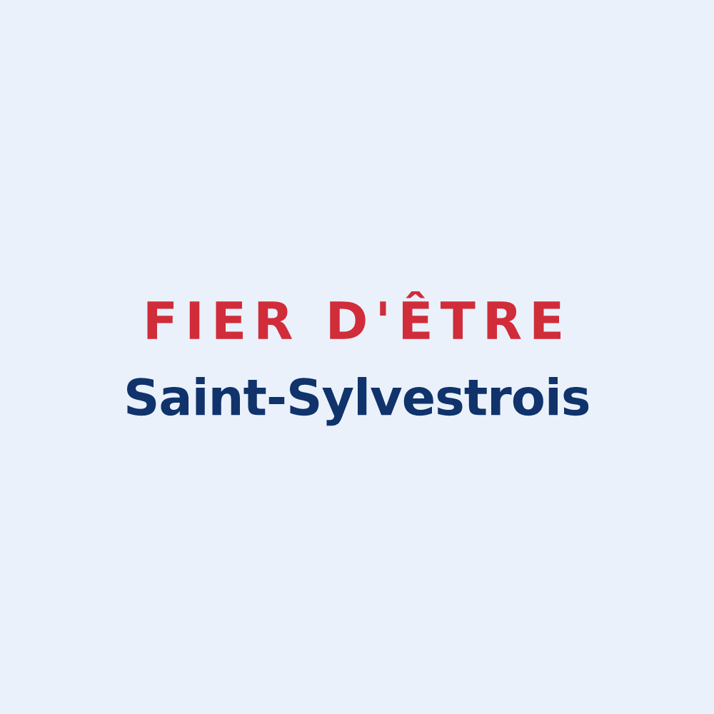 Sticker « Fier d'être Saint-Sylvestrois » — design pour Saint-Sylvestre