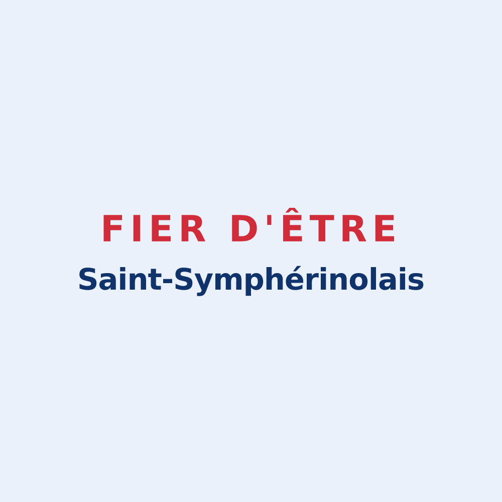 Sticker « Fier d'être Saint-Symphérinolais » — design pour Saint-Symphorien-des-Bruyères