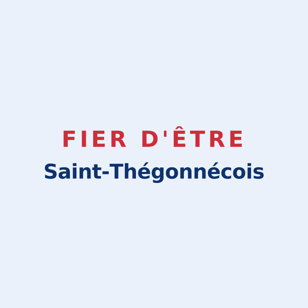 Sticker « Fier d'être Saint-Thégonnécois » — design pour Saint-Thégonnec Loc-Eguiner