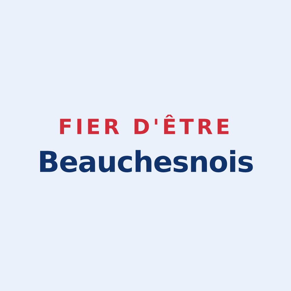 Sticker « Fier d'être Beauchesnois » — design pour Saint-Thual