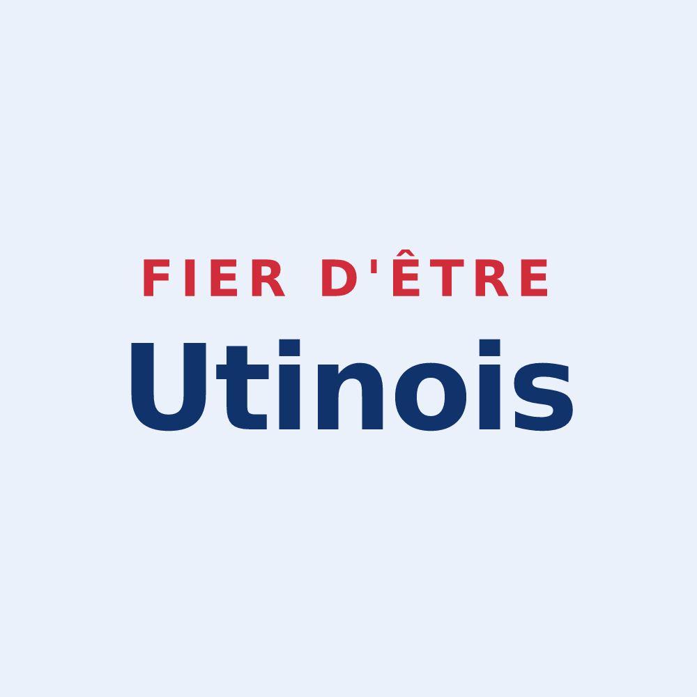 Sticker « Fier d'être Utinois » — design pour Saint-Utin