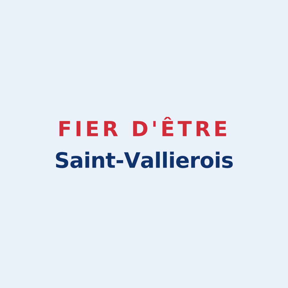 Sticker « Fier d'être Saint-Vallierois » — design pour Saint-Vallier-sur-Marne