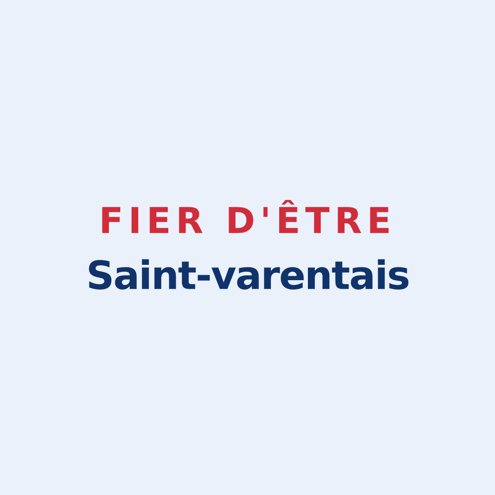 Sticker « Fier d'être Saint-varentais » — design pour Saint-Varent