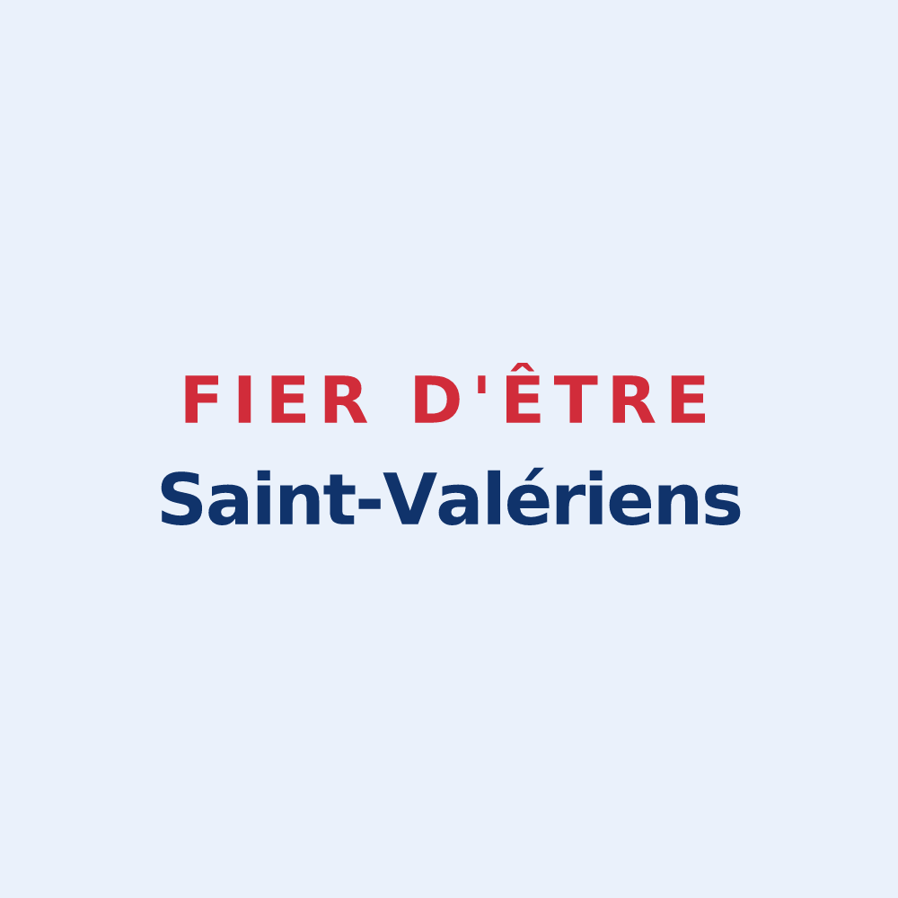 Sticker « Fier d'être Saint-Valériens » — design pour Saint-Vaury
