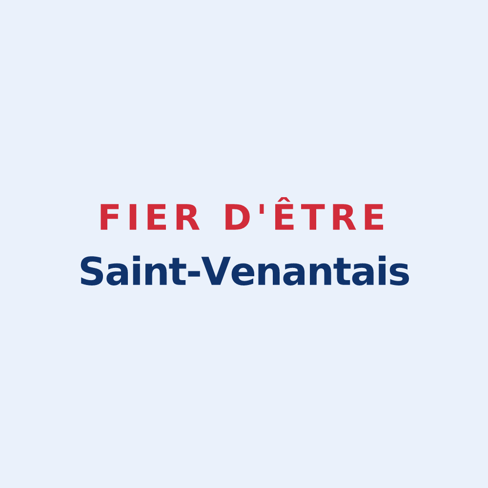 Sticker « Fier d'être Saint-Venantais » — design pour Saint-Venant