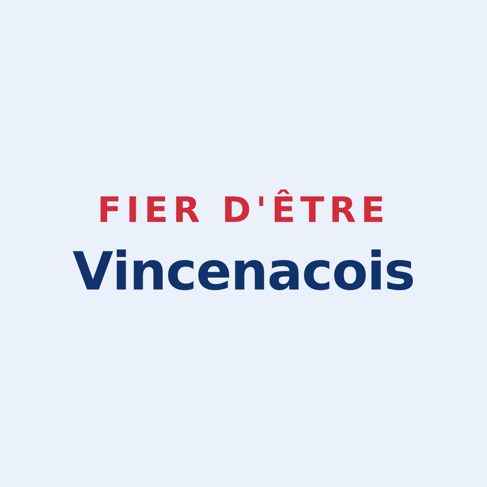Sticker « Fier d'être Vincenacois » — design pour Saint-Vincent-de-Connezac