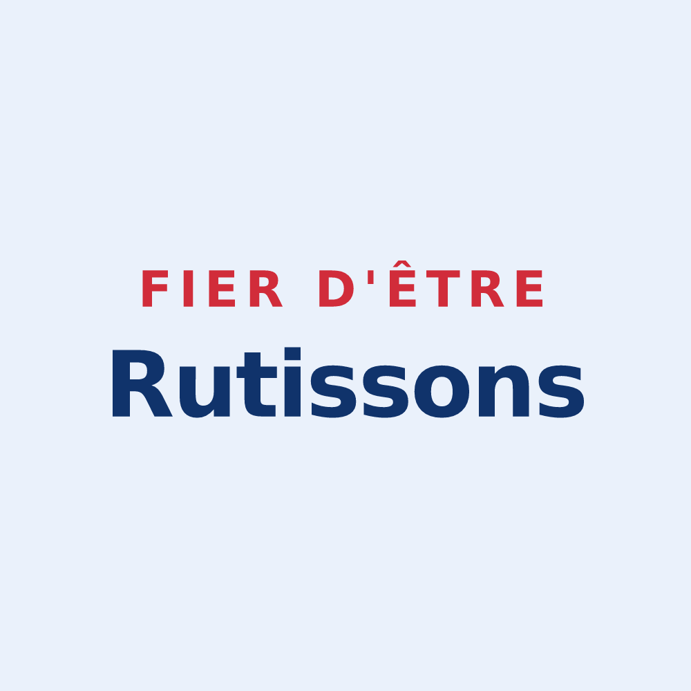 Sticker « Fier d'être Rutissons » — design pour Saint-Vincent-de-Mercuze