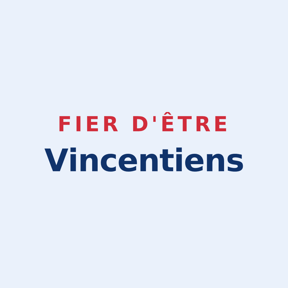Sticker « Fier d'être Vincentiens » — design pour Saint-Vincent-de-Paul