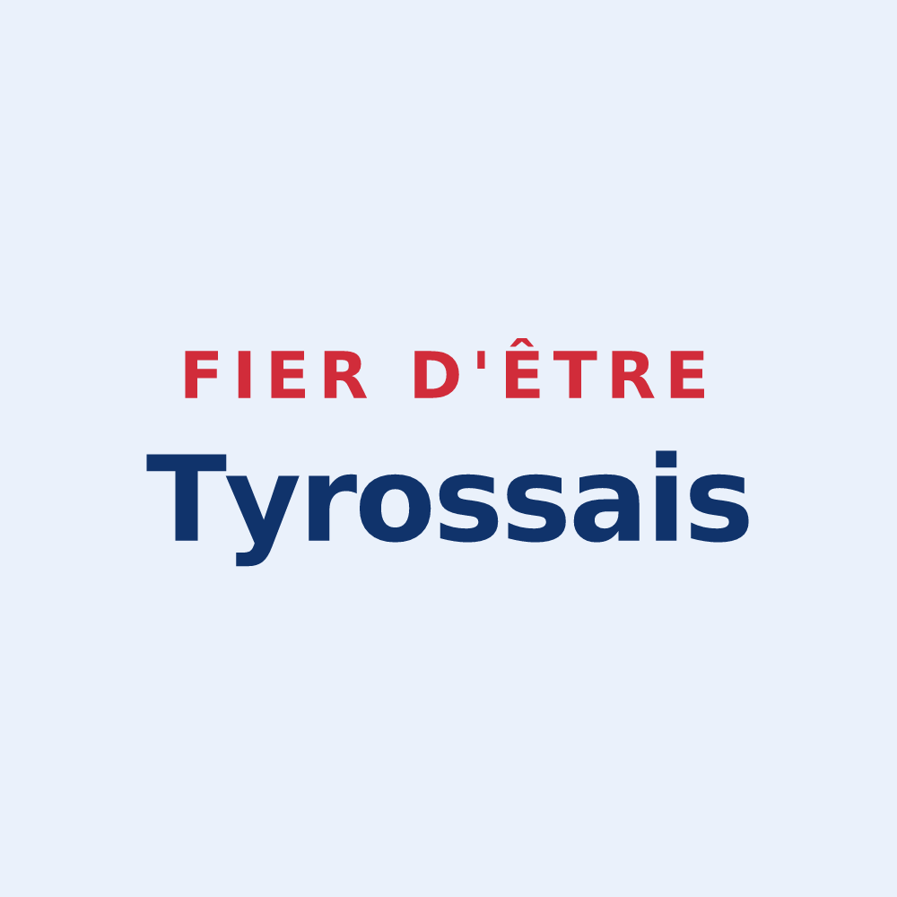 Sticker « Fier d'être Tyrossais » — design pour Saint-Vincent-de-Tyrosse