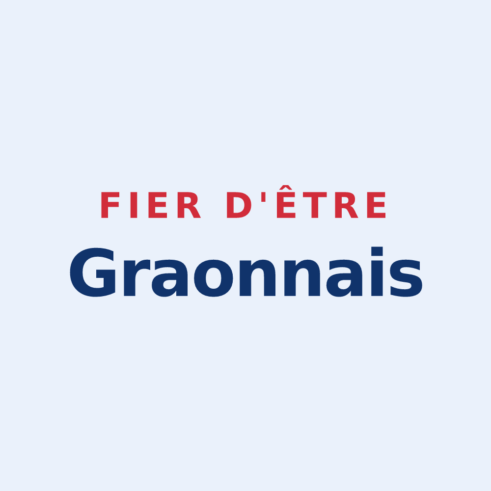 Sticker « Fier d'être Graonnais » — design pour Saint-Vincent-sur-Graon