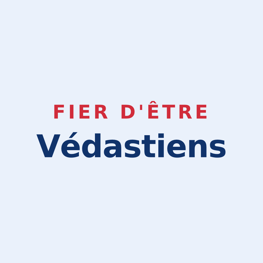 Sticker « Fier d'être Védastiens » — design pour Saint-Waast