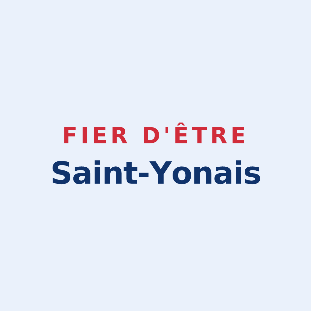 Sticker « Fier d'être Saint-Yonais » — design pour Saint-Yon