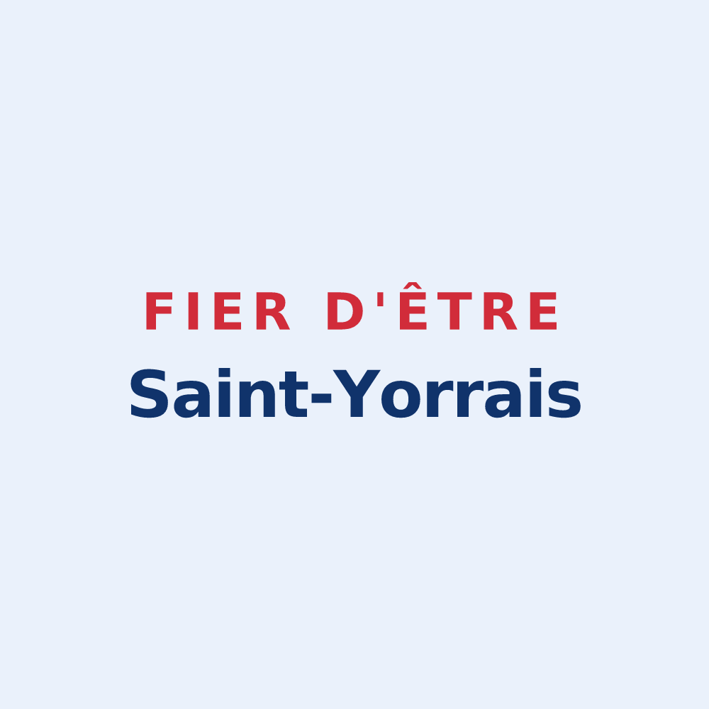 Sticker « Fier d'être Saint-Yorrais » — design pour Saint-Yorre