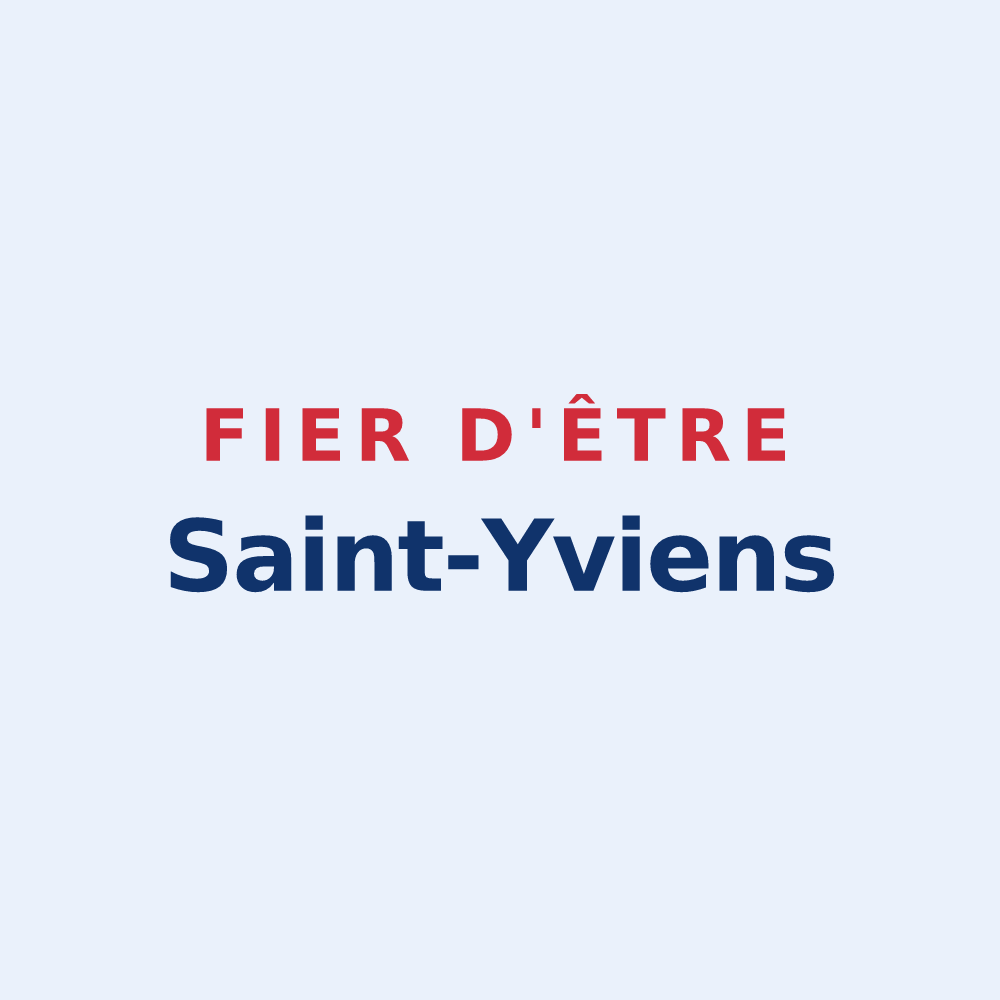 Sticker « Fier d'être Saint-Yviens » — design pour Saint-Yvi