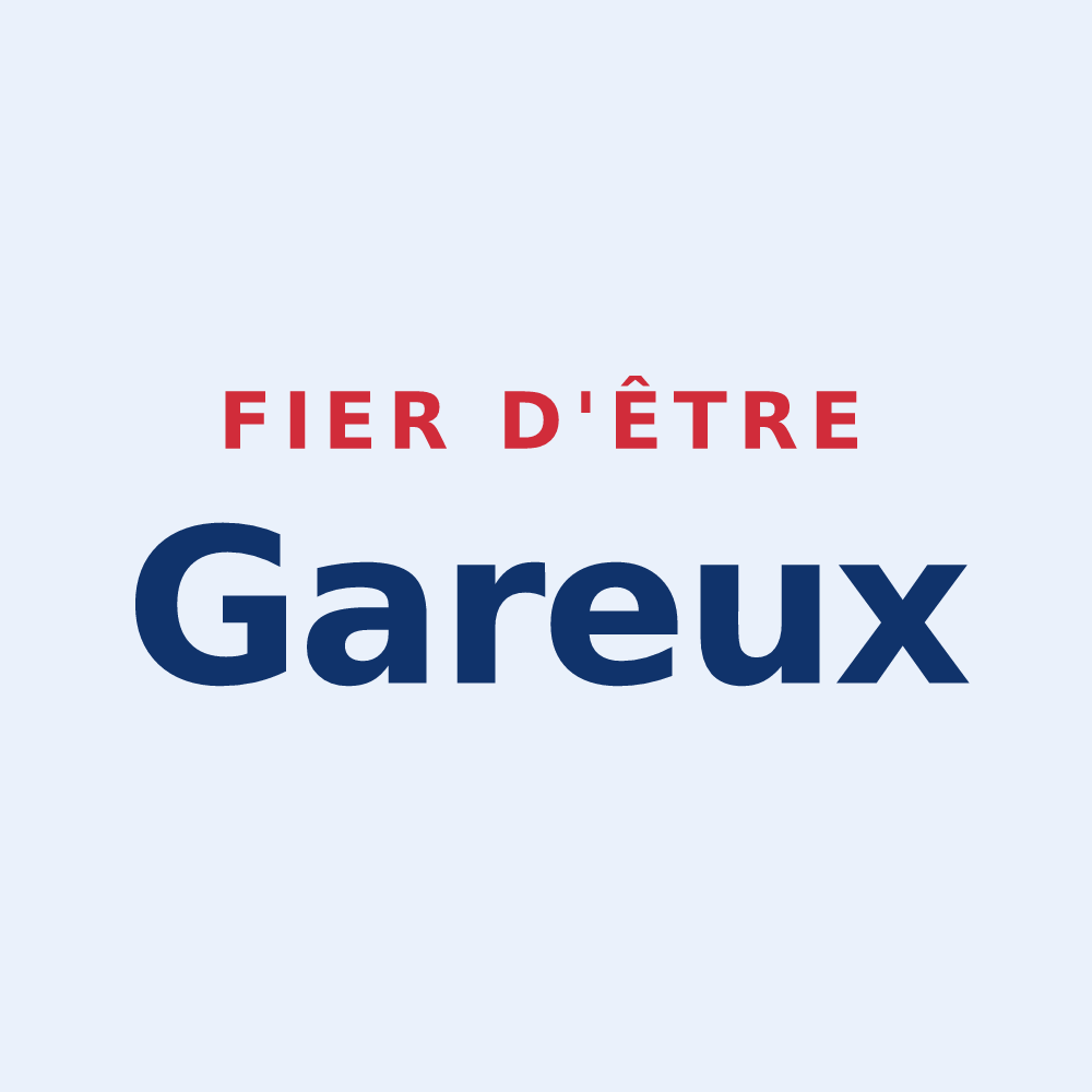 Sticker « Fier d'être Gareux » — design pour Sainte-Agnès