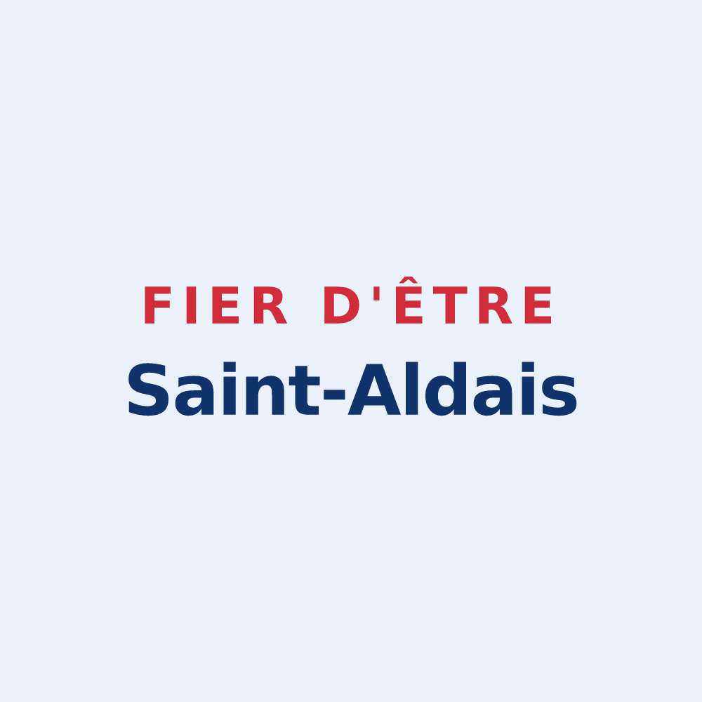 Sticker « Fier d'être Saint-Aldais » — design pour Sainte-Aulde