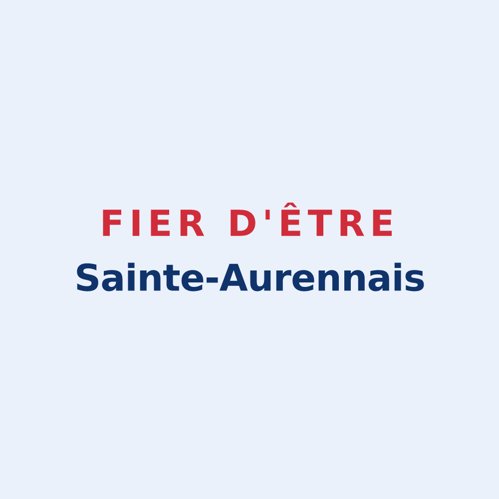 Sticker « Fier d'être Sainte-Aurennais » — design pour Sainte-Aurence-Cazaux