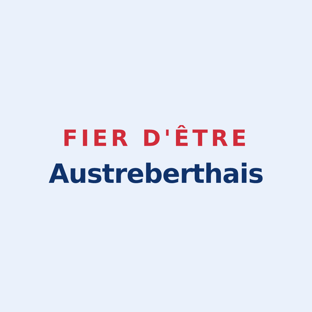 Sticker « Fier d'être Austreberthais » — design pour Sainte-Austreberthe