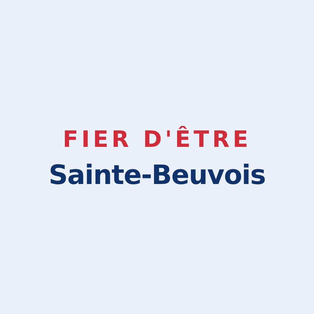 Sticker « Fier d'être Sainte-Beuvois » — design pour Sainte-Beuve-en-Rivière