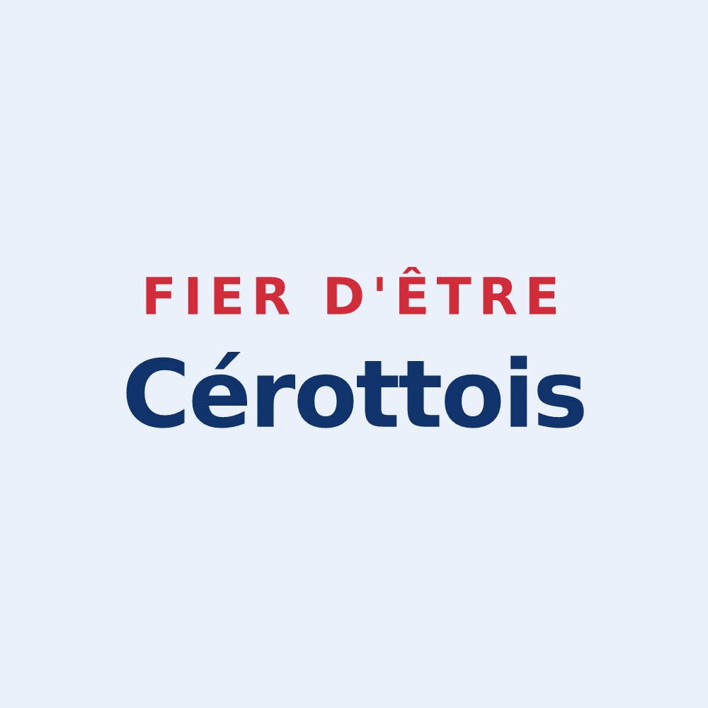 Sticker « Fier d'être Cérottois » — design pour Sainte-Cérotte