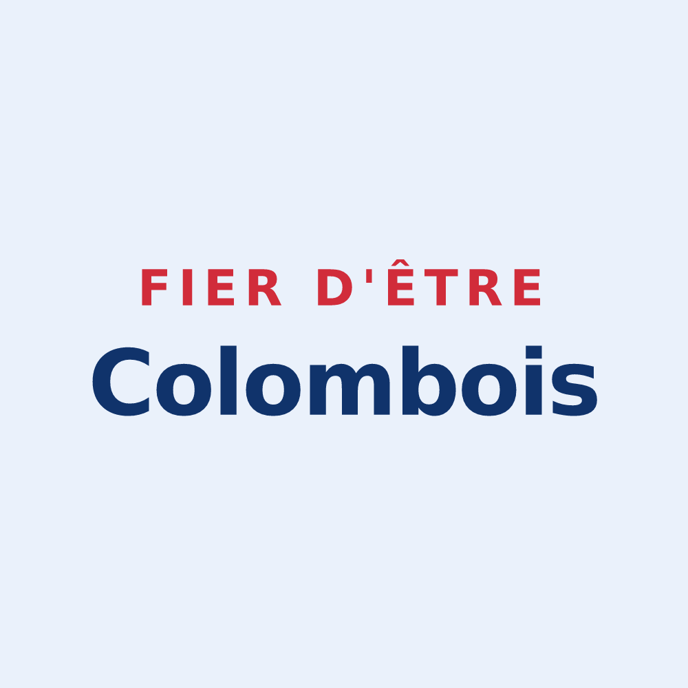 Sticker « Fier d'être Colombois » — design pour Sainte-Colombe-sur-Gand