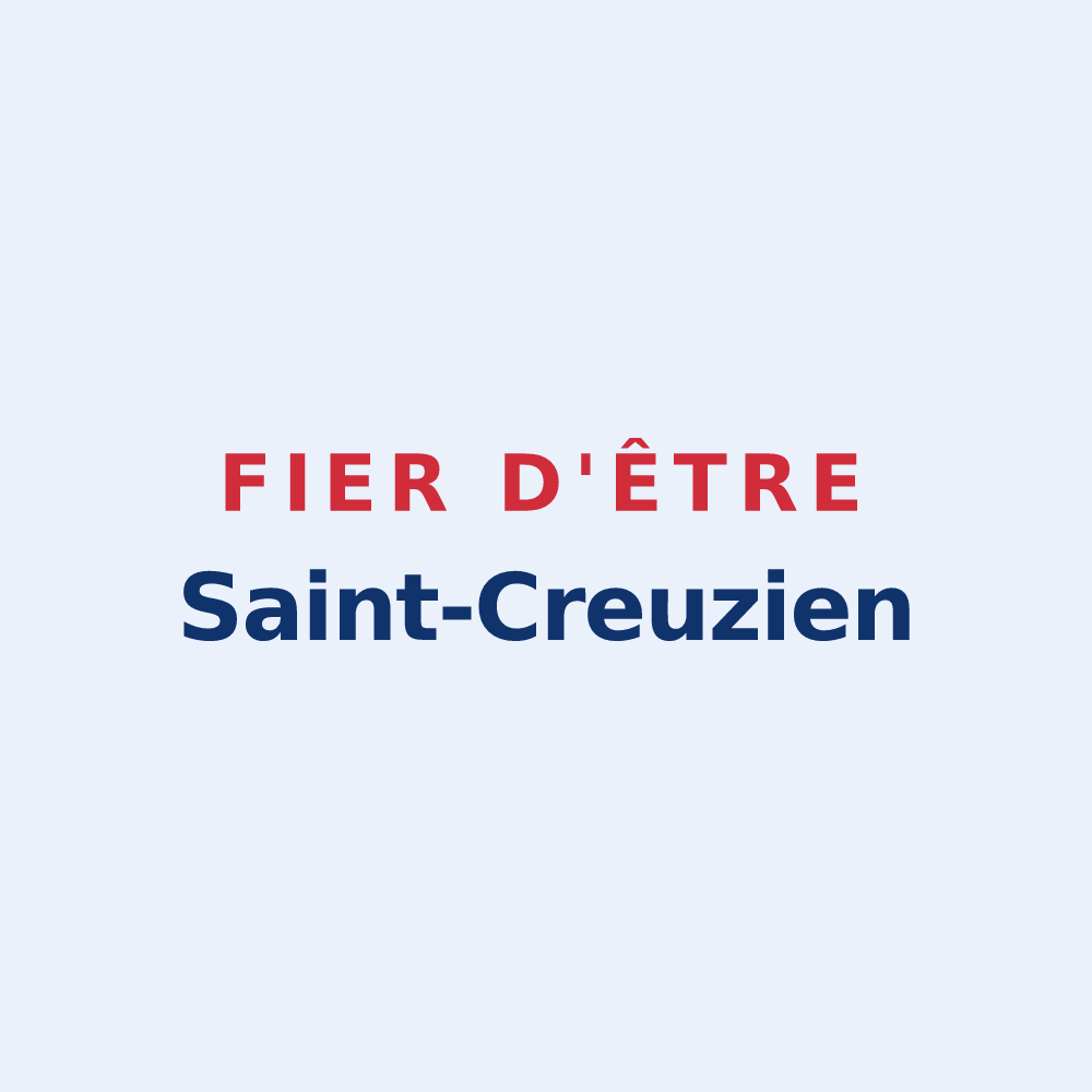 Sticker « Fier d'être Saint-Creuzien » — design pour Sainte-Croix-aux-Mines