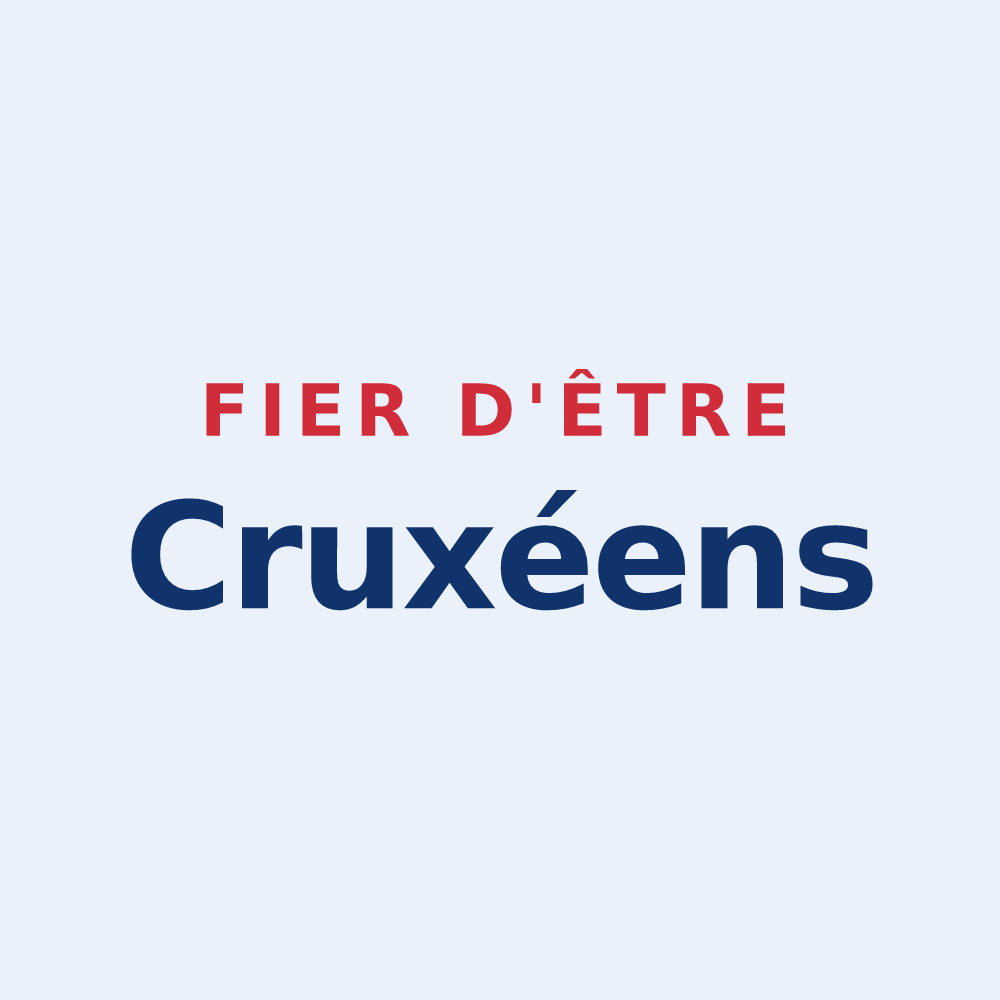 Sticker « Fier d'être Cruxéens » — design pour Sainte-Croix-Volvestre